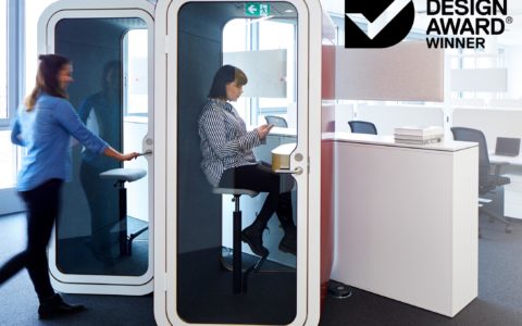 Framery Phone Booth Wins 2018 Good Design Award®