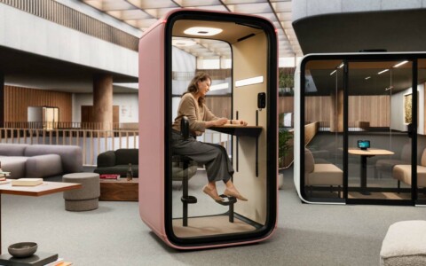 A Privacy Booth Removes Distractions in the Office