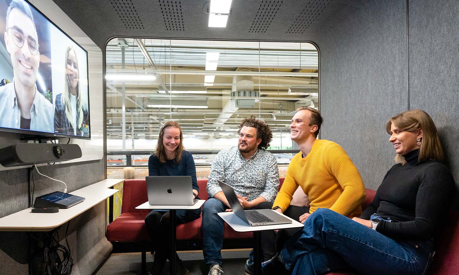 The optimal meeting setup for Microsoft Teams - Framery
