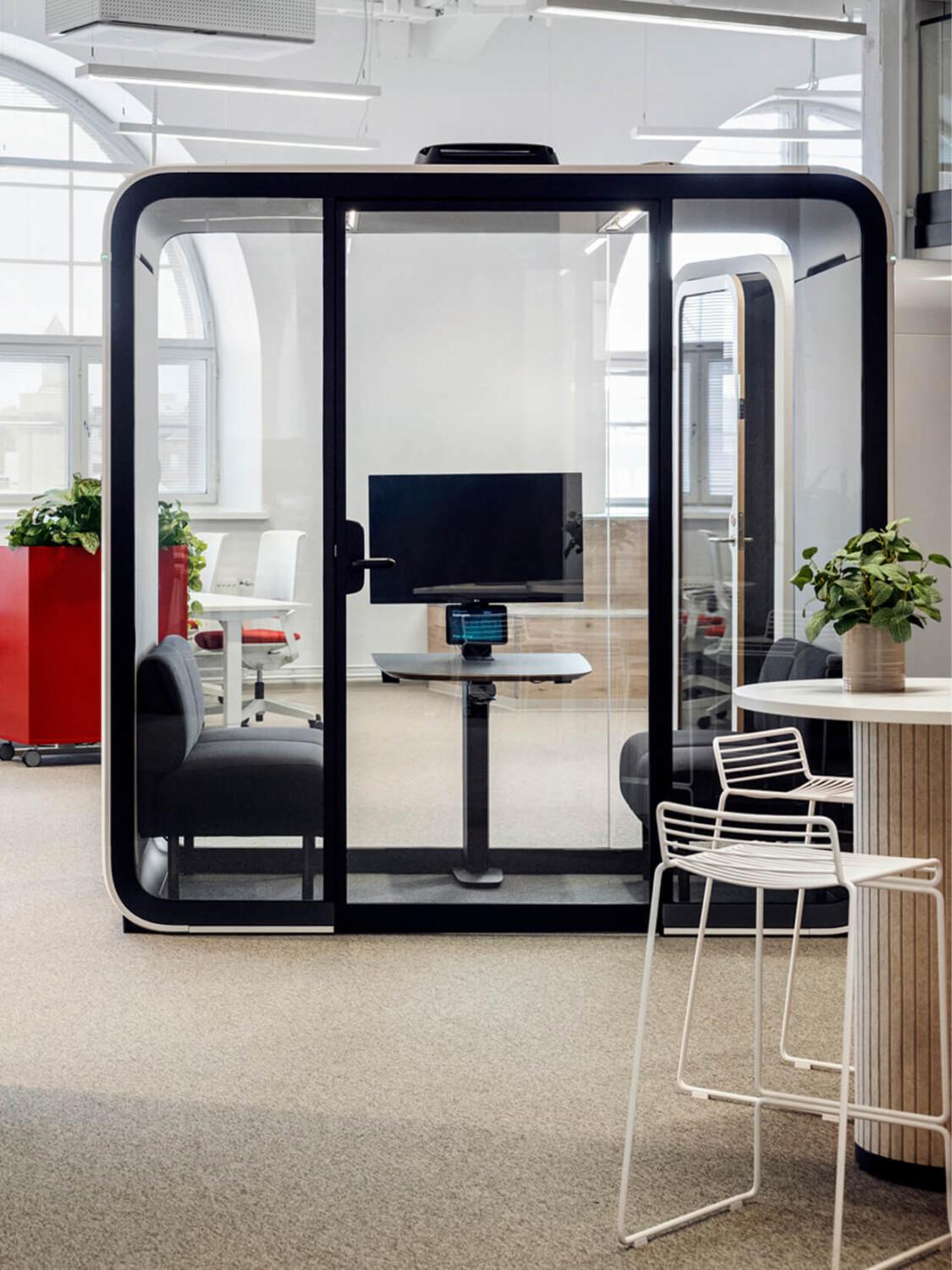 Framery Four pod in an office setting